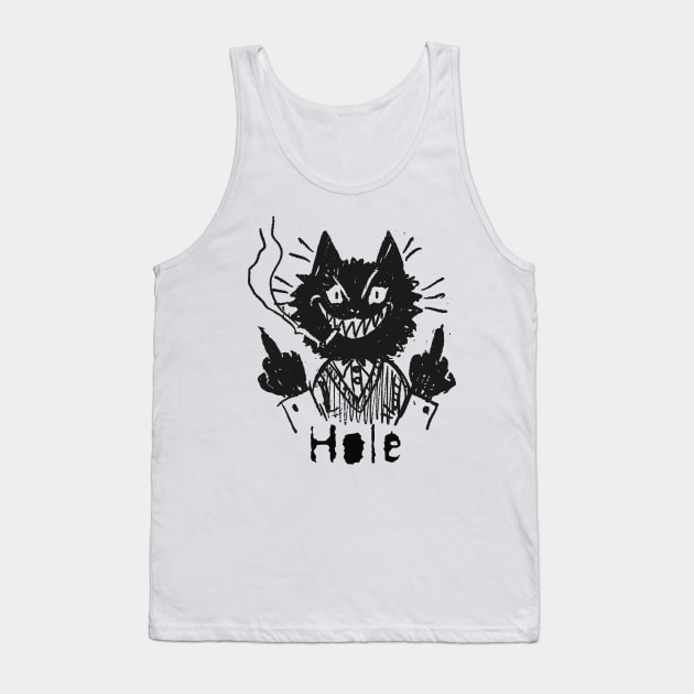 hole and the bad cat Tank Top by vero ngotak